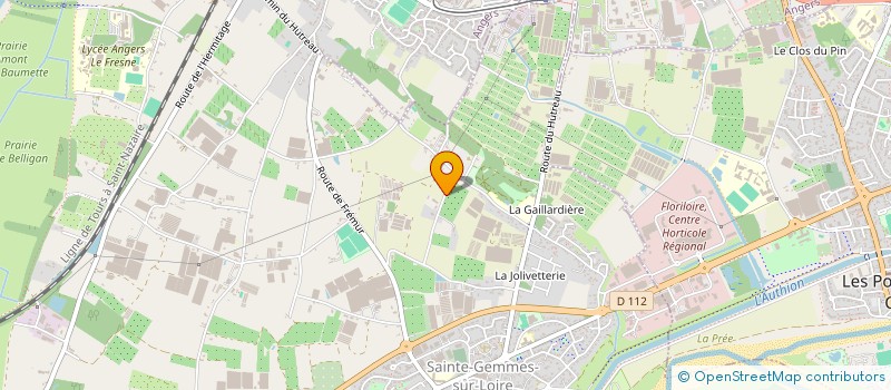 localisation de l'entreprise VERT ANGLAIS à SAINTE-GEMMES-SUR-LOIRE