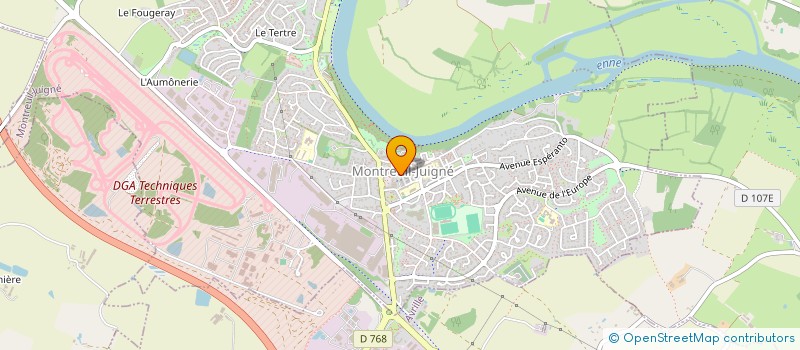 localisation de l'entreprise VERT BAMBOU  MONTREUIL-JUIGNE