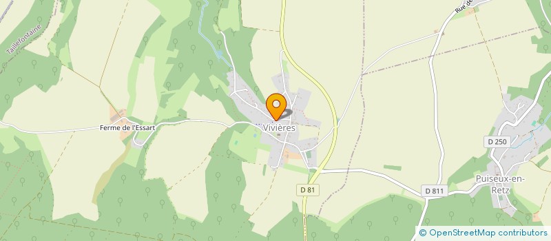 localisation de l'entreprise VERT & BOIS  VIVIERES