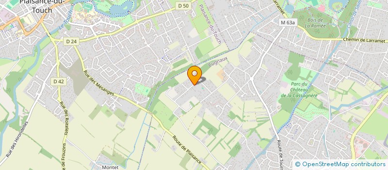 localisation de l'entreprise VERT BOTTE  CUGNAUX