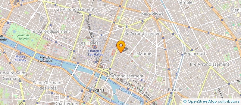 localisation de l'entreprise VERT BRONZE  PARIS