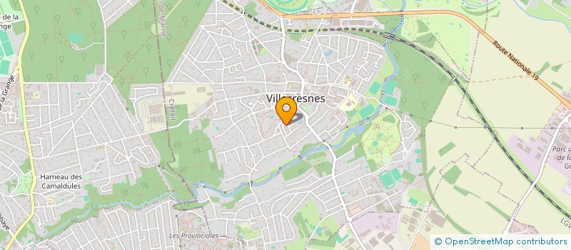 localisation de l'entreprise VERT CHEZ VOUS à VILLECRESNES