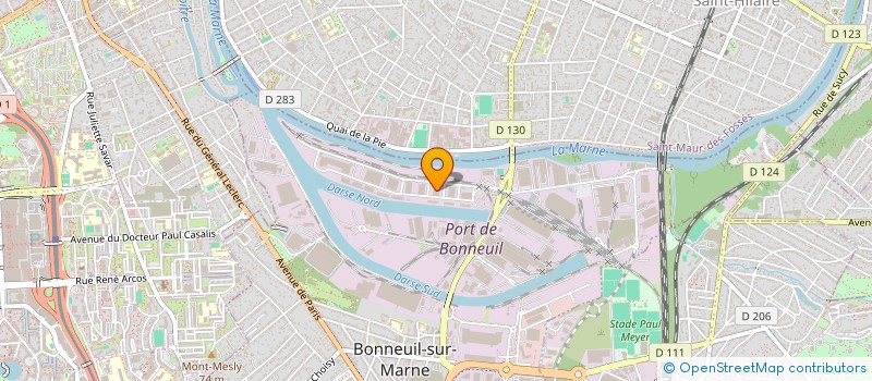 localisation de l'entreprise VERT CHEZ VOUS à BONNEUIL-SUR-MARNE