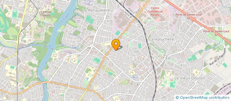 localisation de l'entreprise VERT CHEZ VOUS PAYSAGE à NANTES