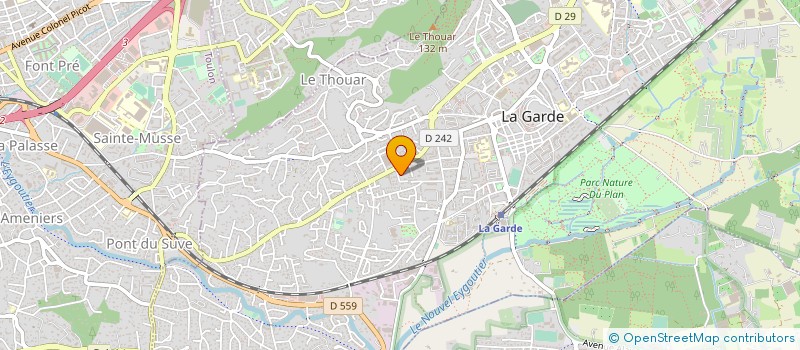 localisation de l'entreprise VERT CONCEPT à LA GARDE