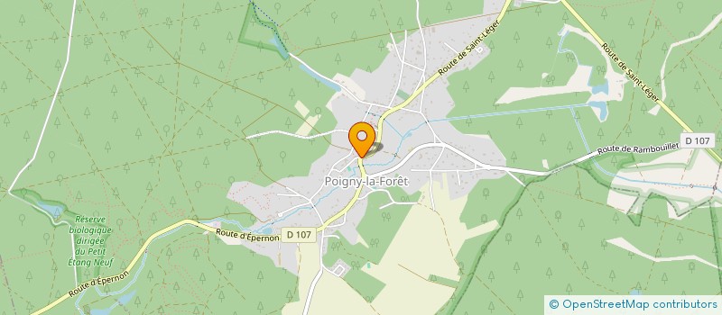 localisation de l'entreprise VERT CONCEPT  POIGNY-LA-FORET