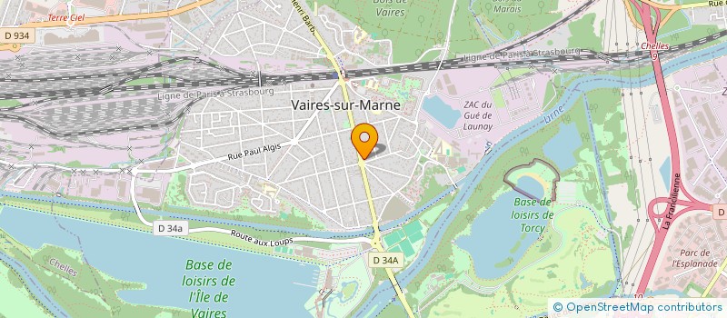 localisation de l'entreprise VERT COQUELICOT à VAIRES-SUR-MARNE