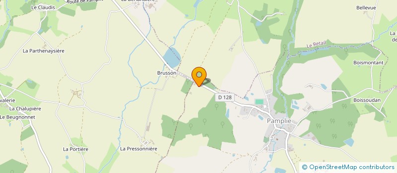 localisation de l'entreprise VERT CREAFORMS  PAMPLIE