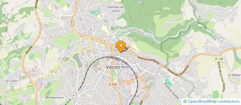 localisation de l'entreprise VERT D'ESPRIT à VOIRON