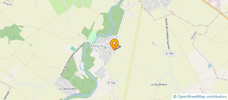 localisation de l'entreprise VERT D'HAIE  MAGNE