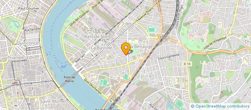 localisation de l'entreprise VERT DE TERRE PAYSAGE à BORDEAUX
