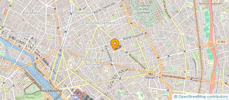 localisation de l'entreprise VERT DESCAUSSES à PARIS