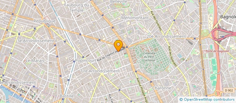 localisation de l'entreprise VERT DISTRIBUTION à PARIS