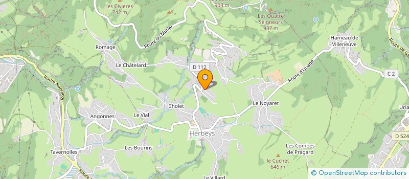 localisation de l'entreprise VERT ECARLATE  HERBEYS