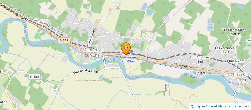 localisation de l'entreprise VERT-ECO RENOV'  MENNETOU-SUR-CHER