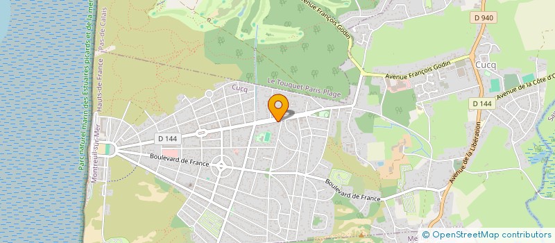 localisation de l'entreprise VERT EMERAUDE  CUCQ