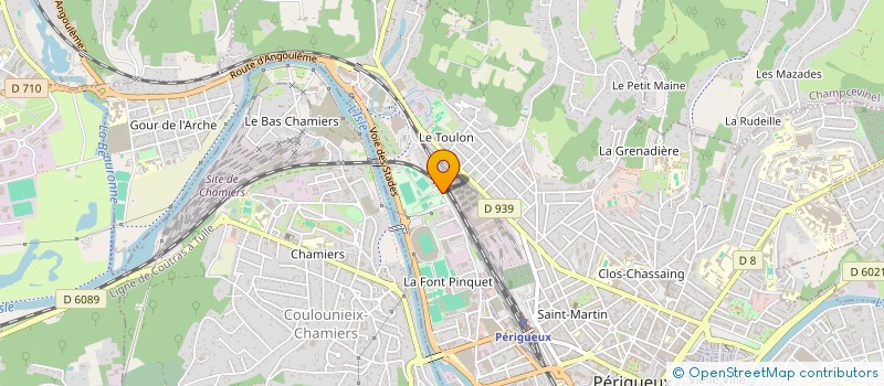 localisation de l'entreprise VERT ET BLEU FRANCE  PERIGUEUX