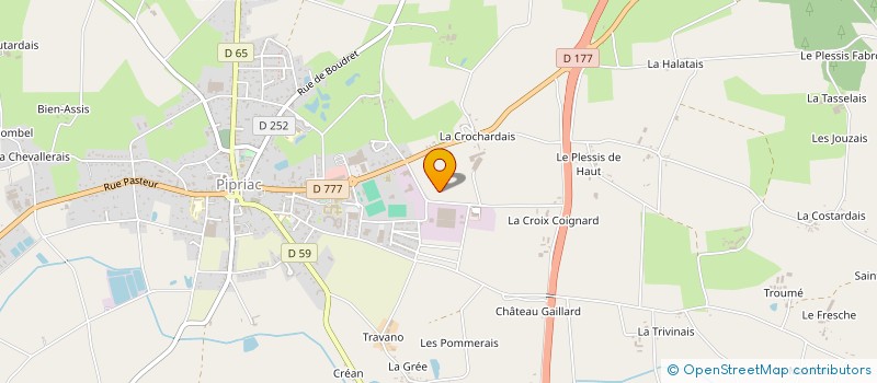 localisation de l'entreprise VERT ET BLEU SERVICES à PIPRIAC