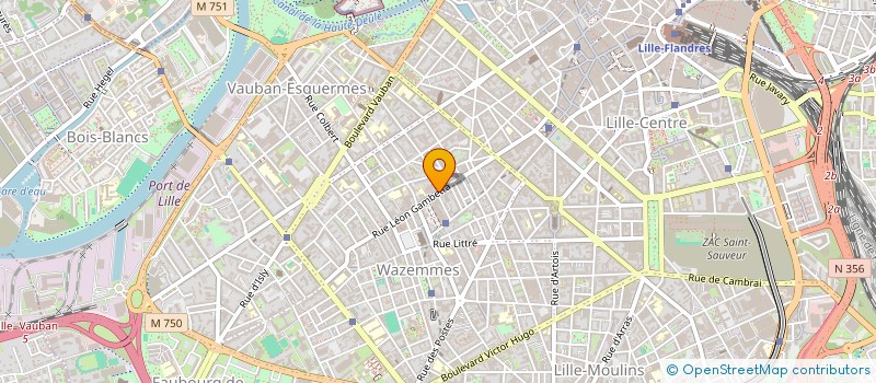 localisation de l'entreprise VERT ET COMPAGNIE à LILLE
