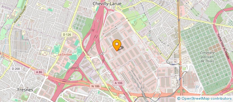 localisation de l'entreprise VERT ET FRAIS  CHEVILLY LARUE