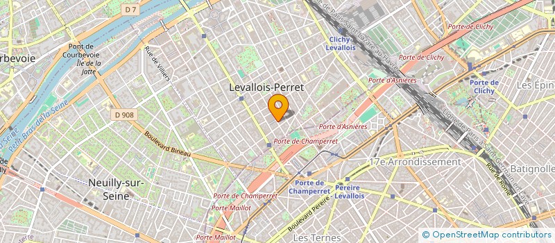 localisation de l'entreprise VERT ET OR & ASSOCIES à LEVALLOIS-PERRET
