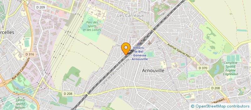 localisation de l'entreprise VERT ETANCHE à ARNOUVILLE