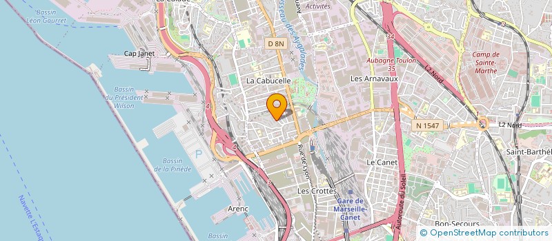 localisation de l'entreprise VERT FUTUR à MARSEILLE