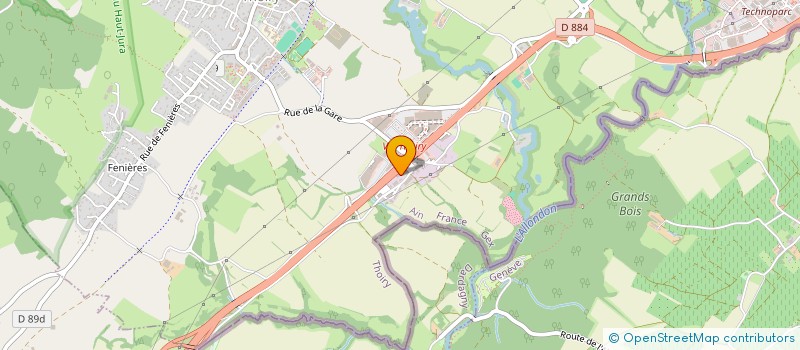 localisation de l'entreprise VERT FUTUR  THOIRY