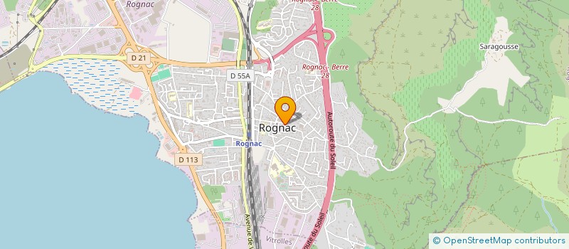 localisation de l'entreprise VERT GALANT  ROGNAC