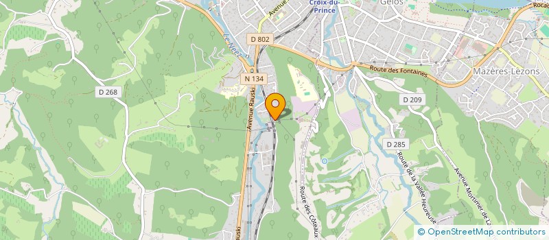 localisation de l'entreprise VERT GALANT à JURANCON