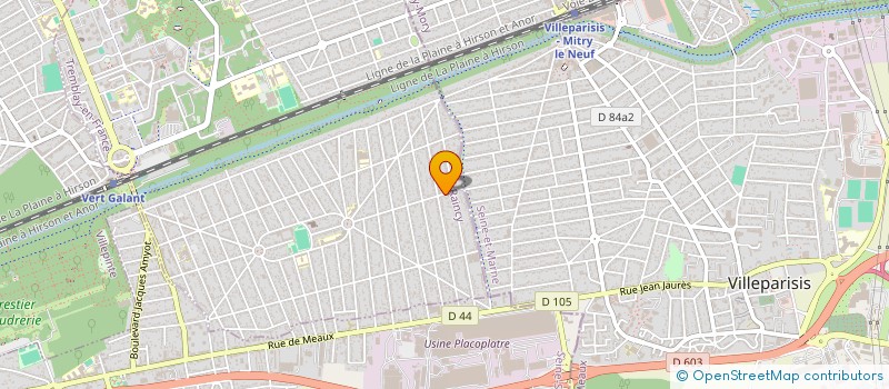 localisation de l'entreprise VERT GALANT LIBRE SERVICE  TREMBLAY-EN-FRANCE