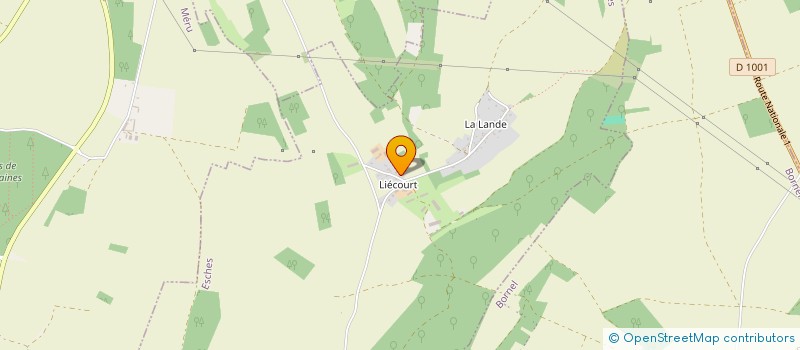 localisation de l'entreprise VERT GARDEN  ESCHES