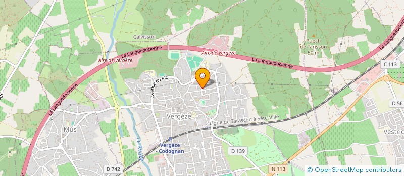 localisation de l'entreprise VERT'GEZE PAYSAGE  VAUVERT