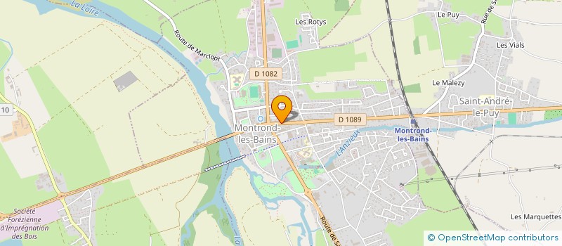 localisation de l'entreprise VERT GRIOTTE  MONTROND-LES-BAINS