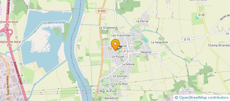 localisation de l'entreprise VERT HORIZON à FAREINS