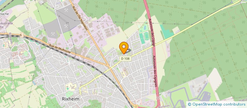localisation de l'entreprise VERT IDEAL SARL à RIXHEIM