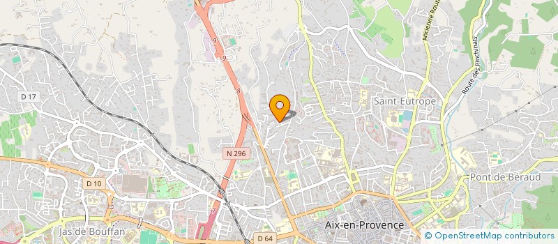 localisation de l'entreprise VERT-JET à AIX EN PROVENCE