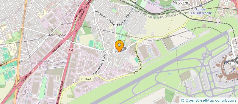 localisation de l'entreprise VERT L'AVENIR à WISSOUS