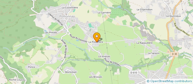 localisation de l'entreprise VERT L'OUEST SERVICES à POLLIONNAY