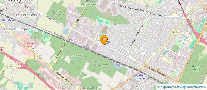 localisation de l'entreprise VERT LIMOUSIN à BEAUCHAMP