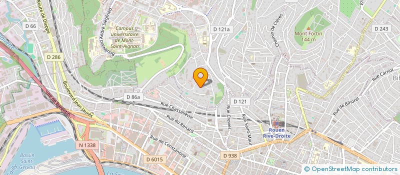 localisation de l'entreprise VERT MARINE à MONT-SAINT-AIGNAN