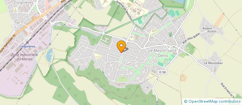 localisation de l'entreprise VERT MESNIL  LE MESNIL-SAINT-DENIS