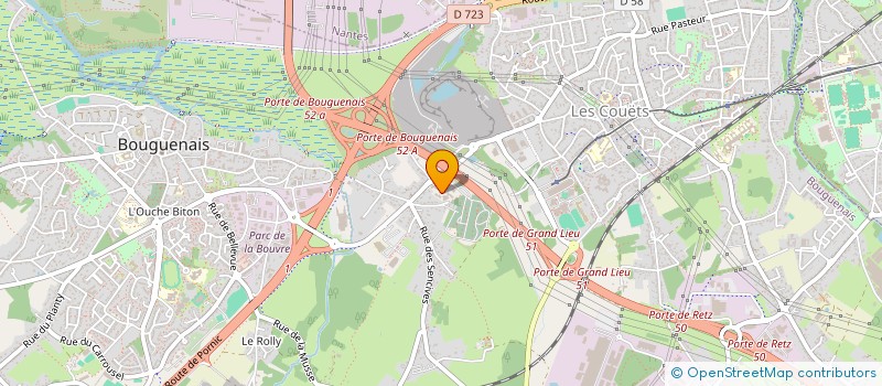 localisation de l'entreprise VERT MORISSON à BOUGUENAIS