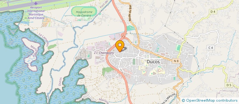 localisation de l'entreprise VERT NATURE  DUCOS