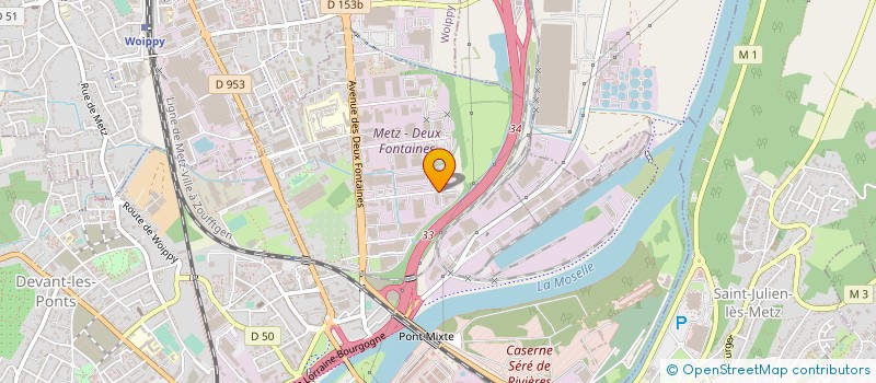 localisation de l'entreprise VERT'NET  OGY-MONTOY-FLANVILLE