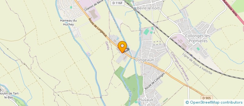 localisation de l'entreprise VERT'O FLEURS  LONGEAULT-PLUVAULT