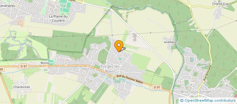 localisation de l'entreprise VERT OLIVE  FORGES-LES-BAINS