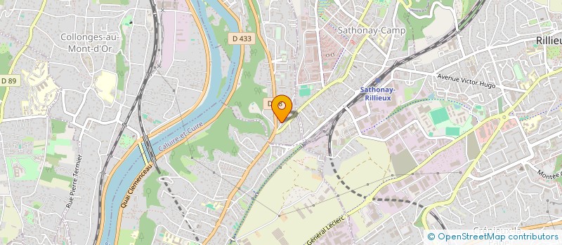 localisation de l'entreprise VERT OLIVE IMMOBILIER  FONTAINES-SUR-SAONE