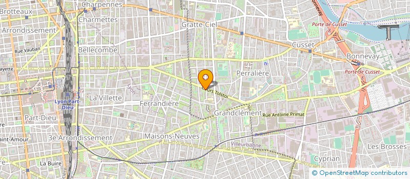 localisation de l'entreprise VERT & OR à VILLEURBANNE