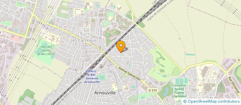 localisation de l'entreprise VERT PAYSAGE  GONESSE